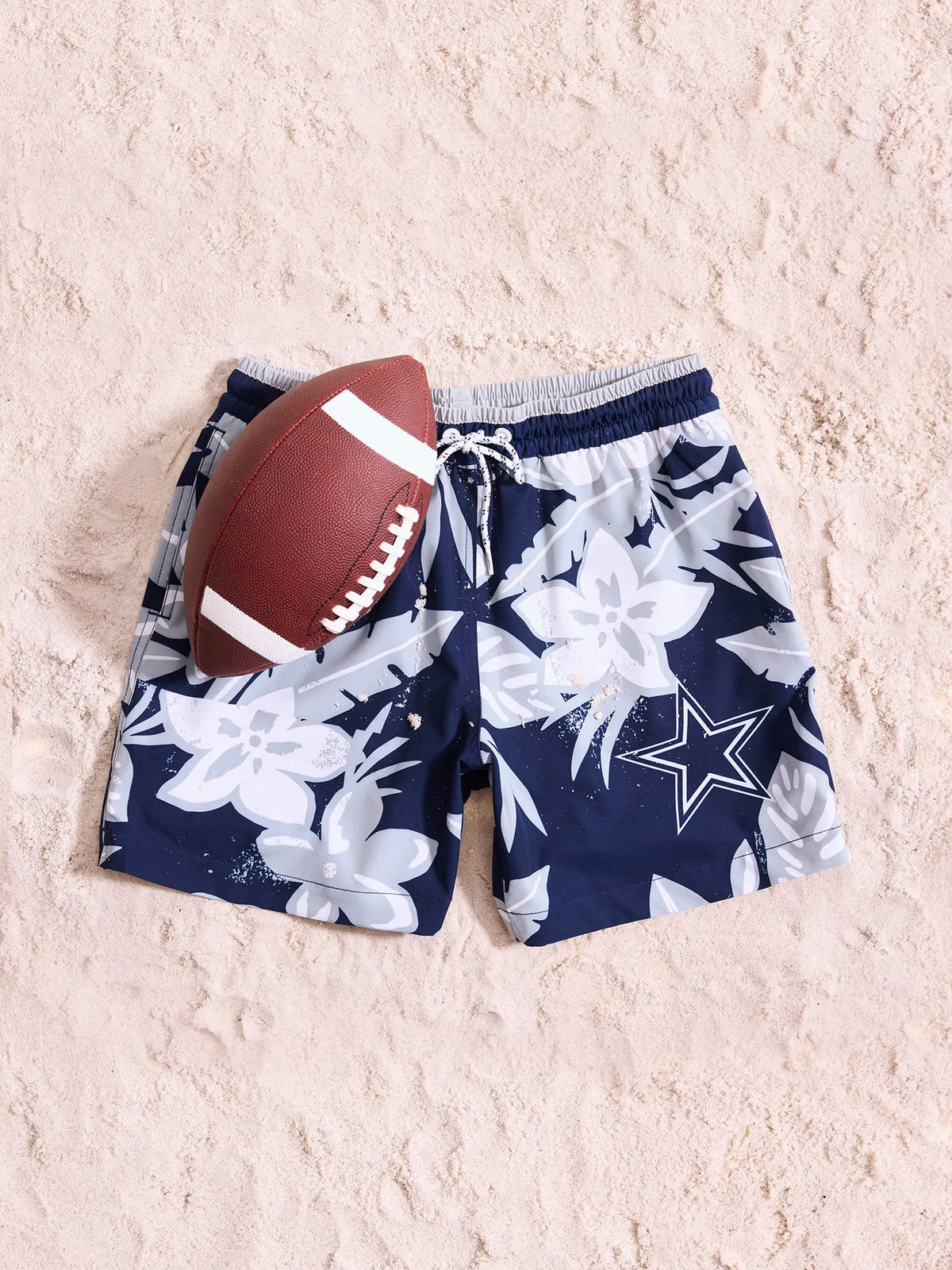The Cowboys Deep End Zones 5.5" (Classic Lined Swim Trunk)