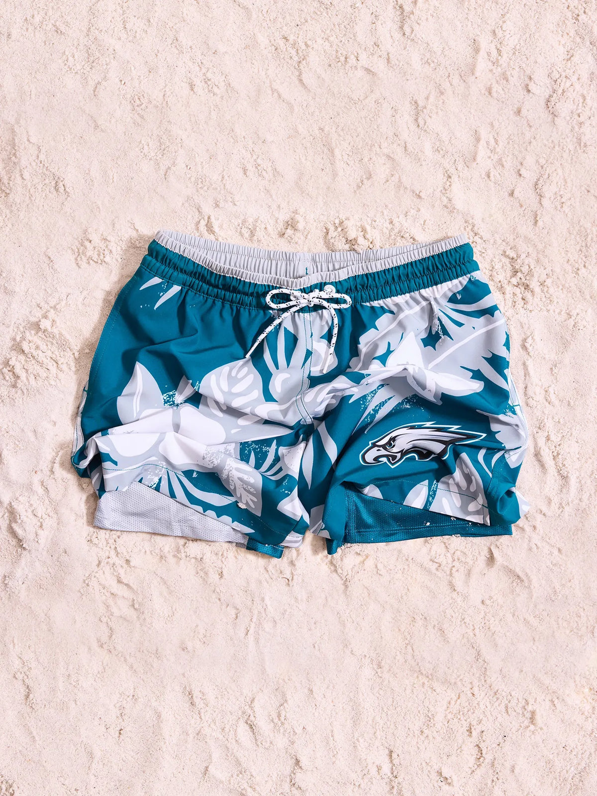 The Eagles Deep End Zones 5.5" (Classic Lined Swim Trunk)