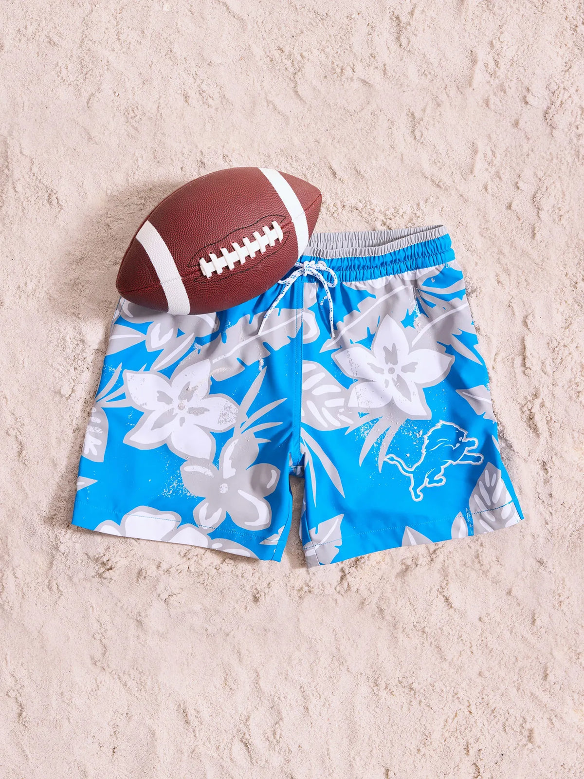 The Lions Deep End Zones 5.5" (Classic Lined Swim Trunk)