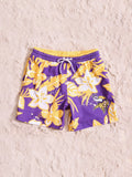 The Vikings Deep End Zones 5.5" (Classic Lined Swim Trunk)
