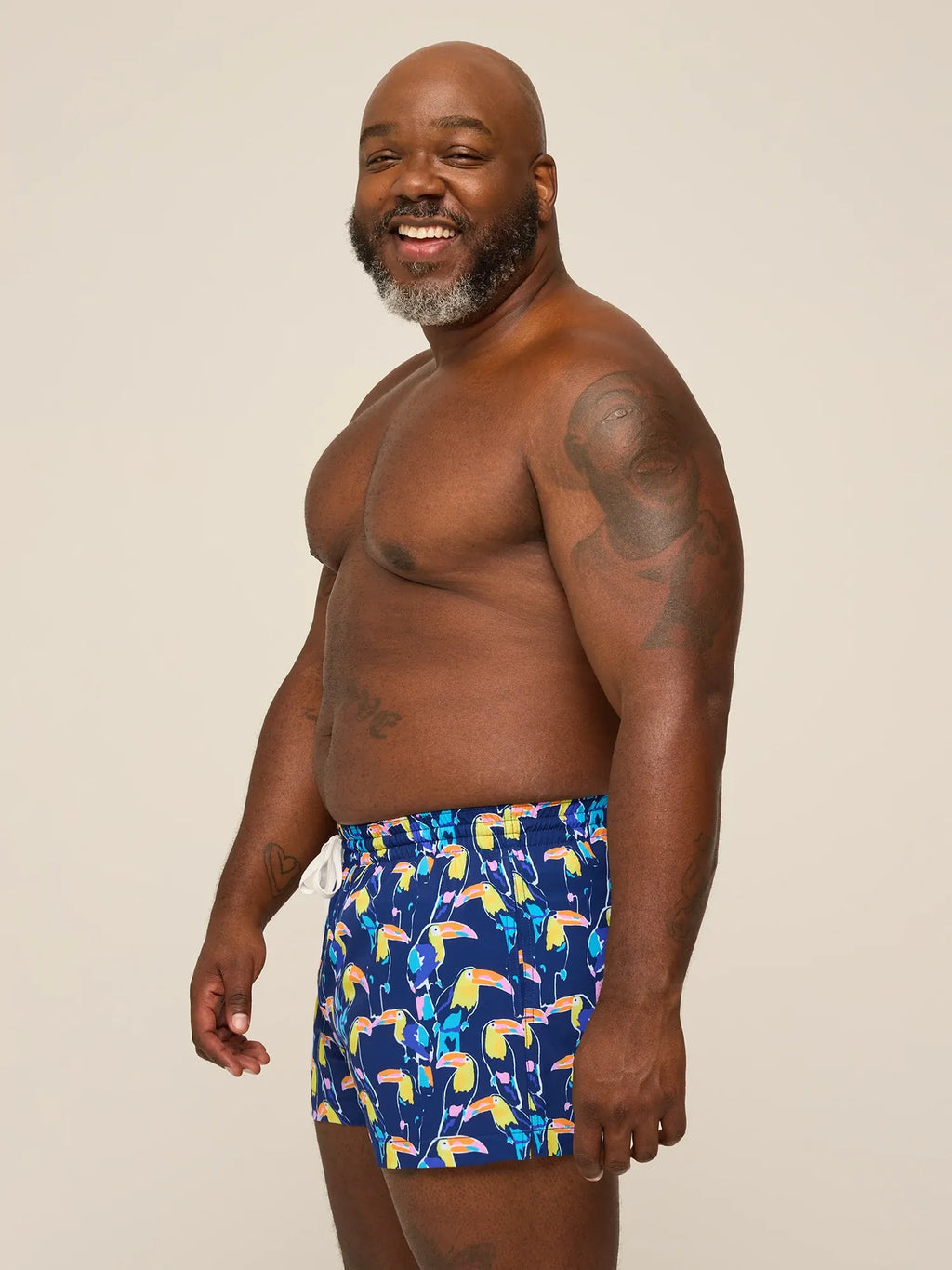The Toucan Play At That Games 2" (Classic Lined Swim Trunk)
