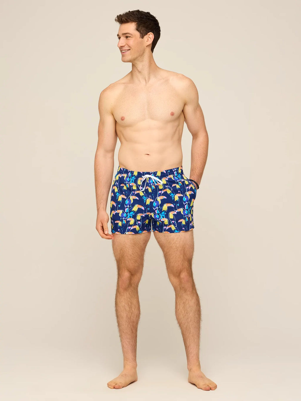 The Toucan Play At That Games 4" (Classic Lined Swim Trunk)