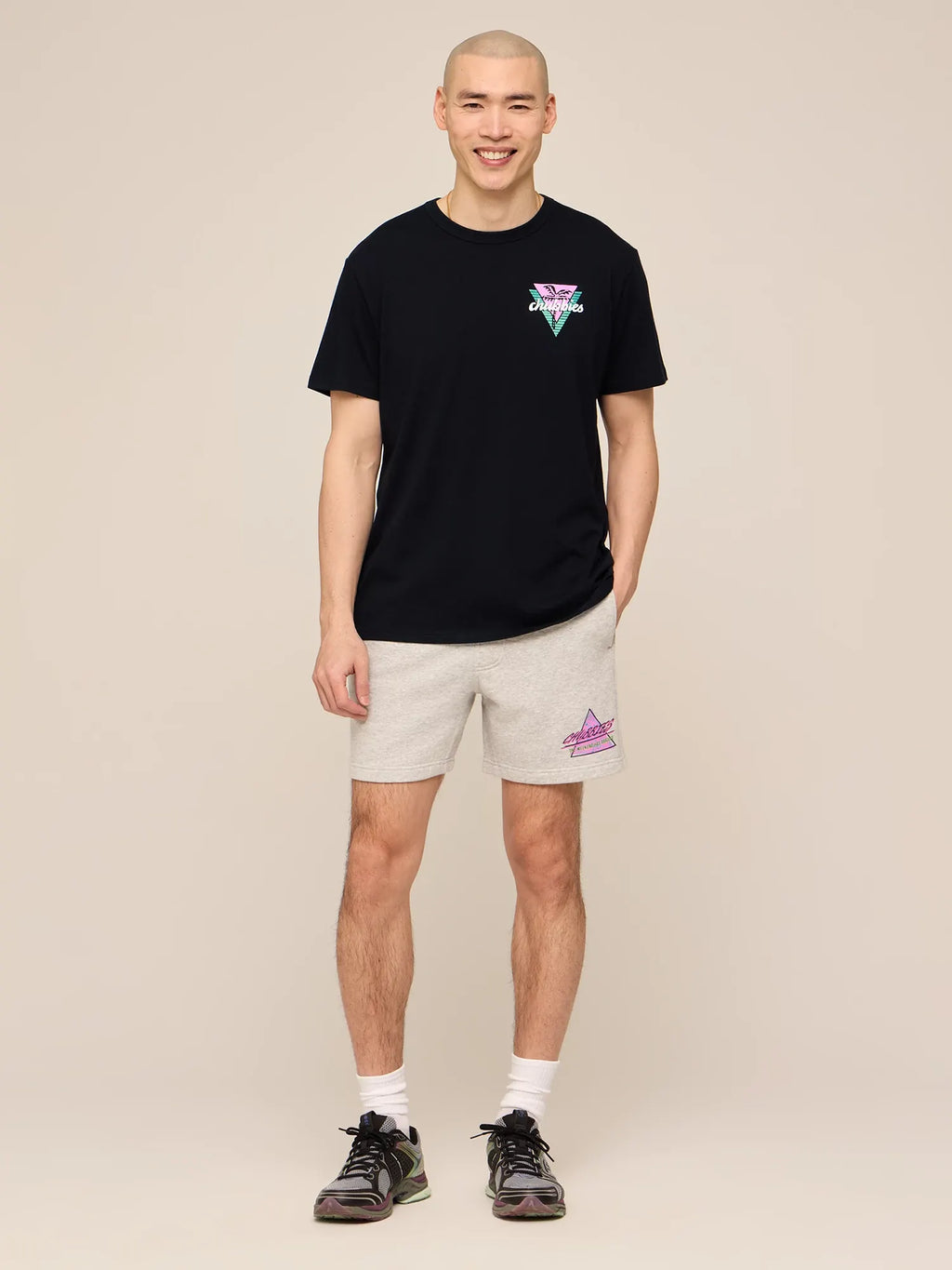 The TriPoint (Non Pocket Graphic T-Shirt)- Black