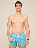 The Turqoiuse Tides 4" (Classic Lined Swim Trunk)