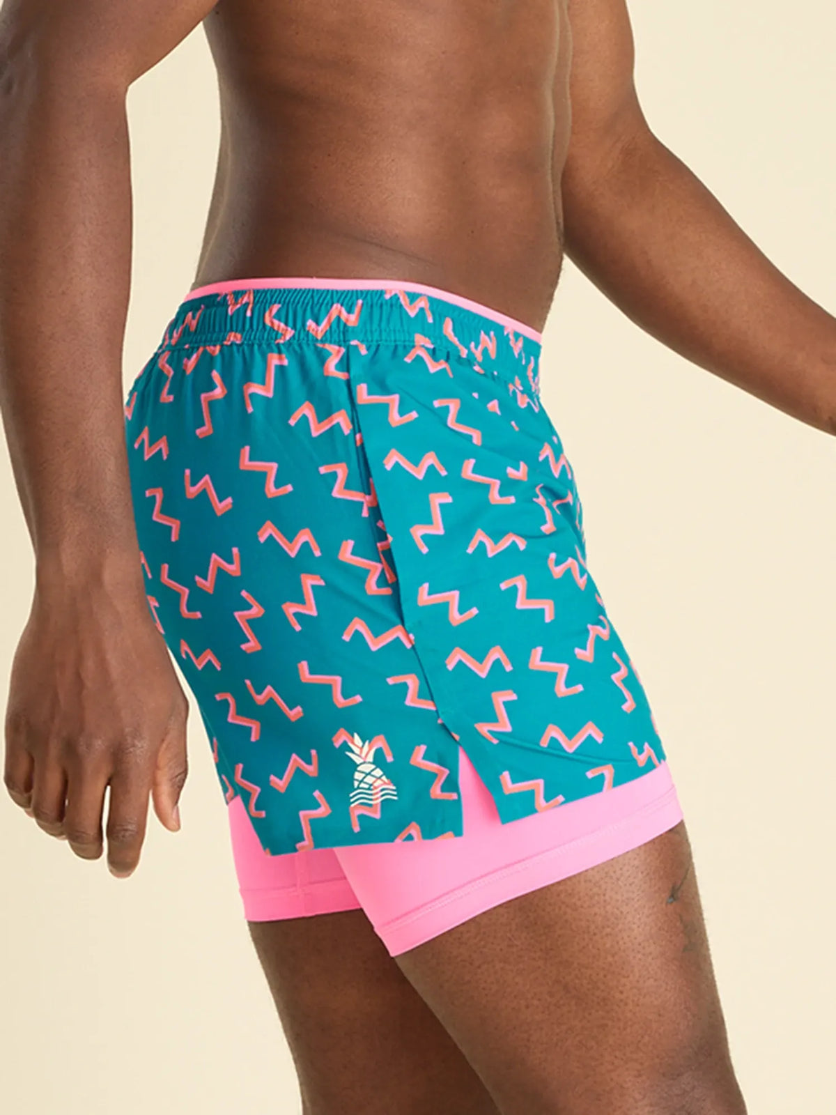 The Twist and Squiggle- Blue 4" (Ultimate Training Short)