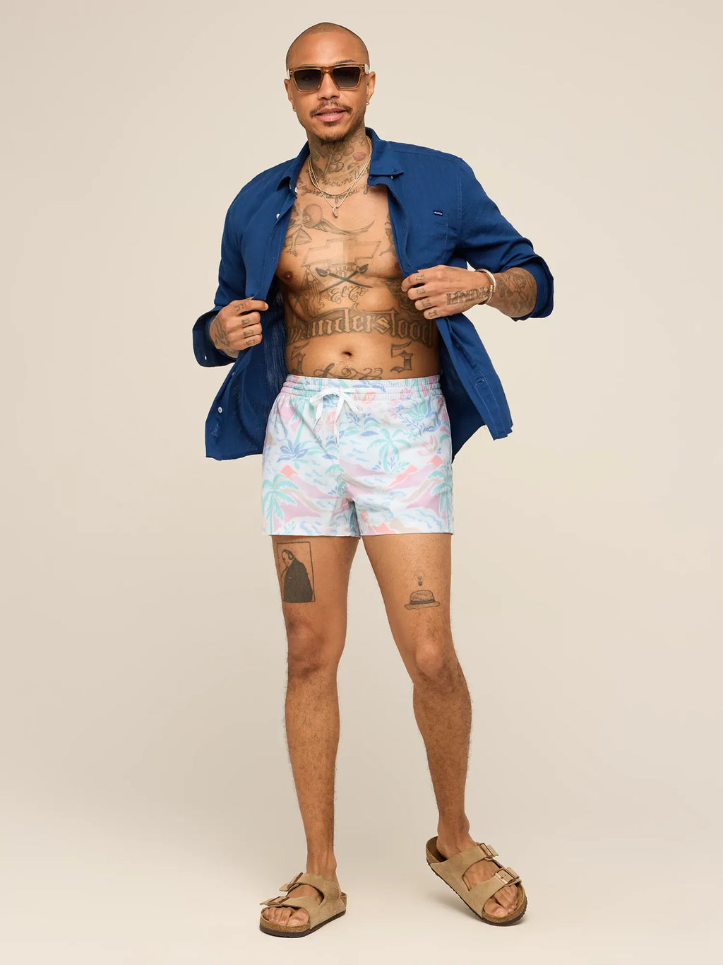 The Washed Ashores 4" (Classic Lined Swim Trunk)