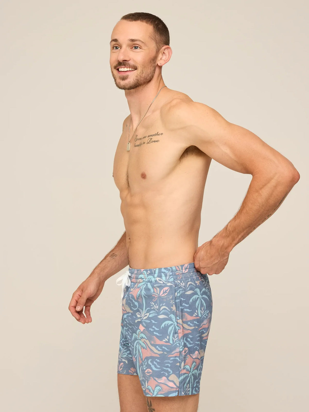The Washed Ashores 5.5" (Classic Swim Trunk)- Gray