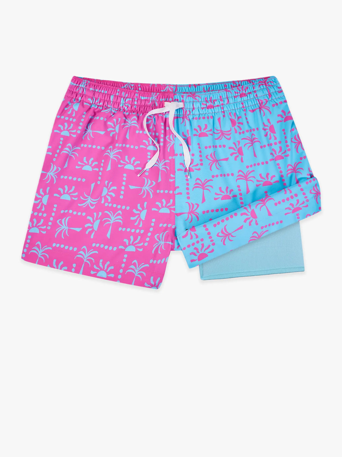 The Pacific Grids 4" (Classic Lined Swim Trunk)