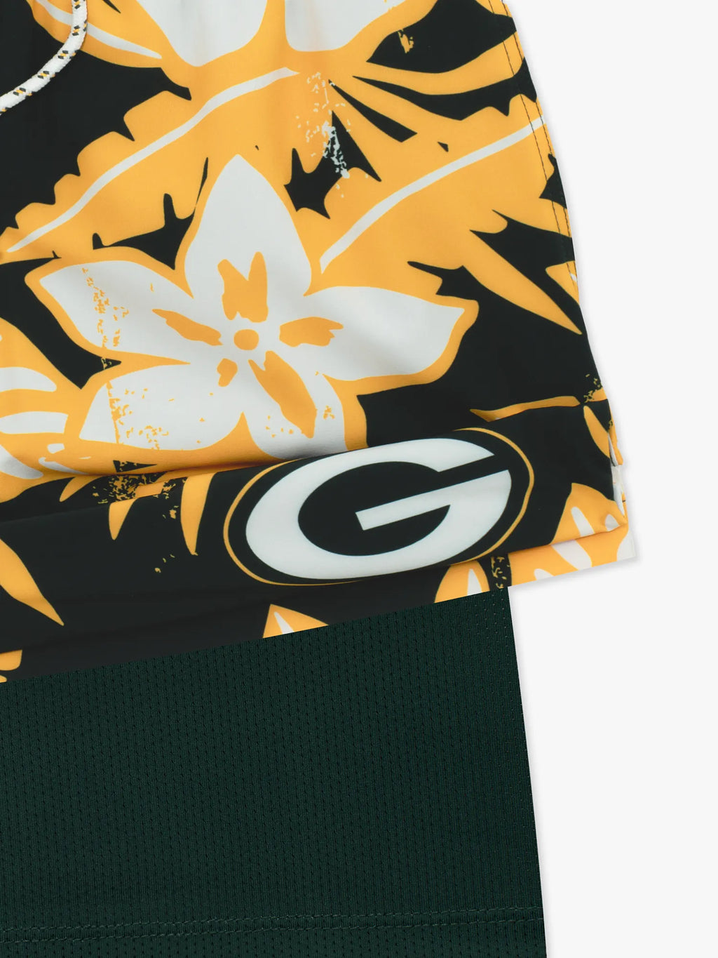 The Packers Deep End Zones 5.5" (Classic Lined Swim Trunk)