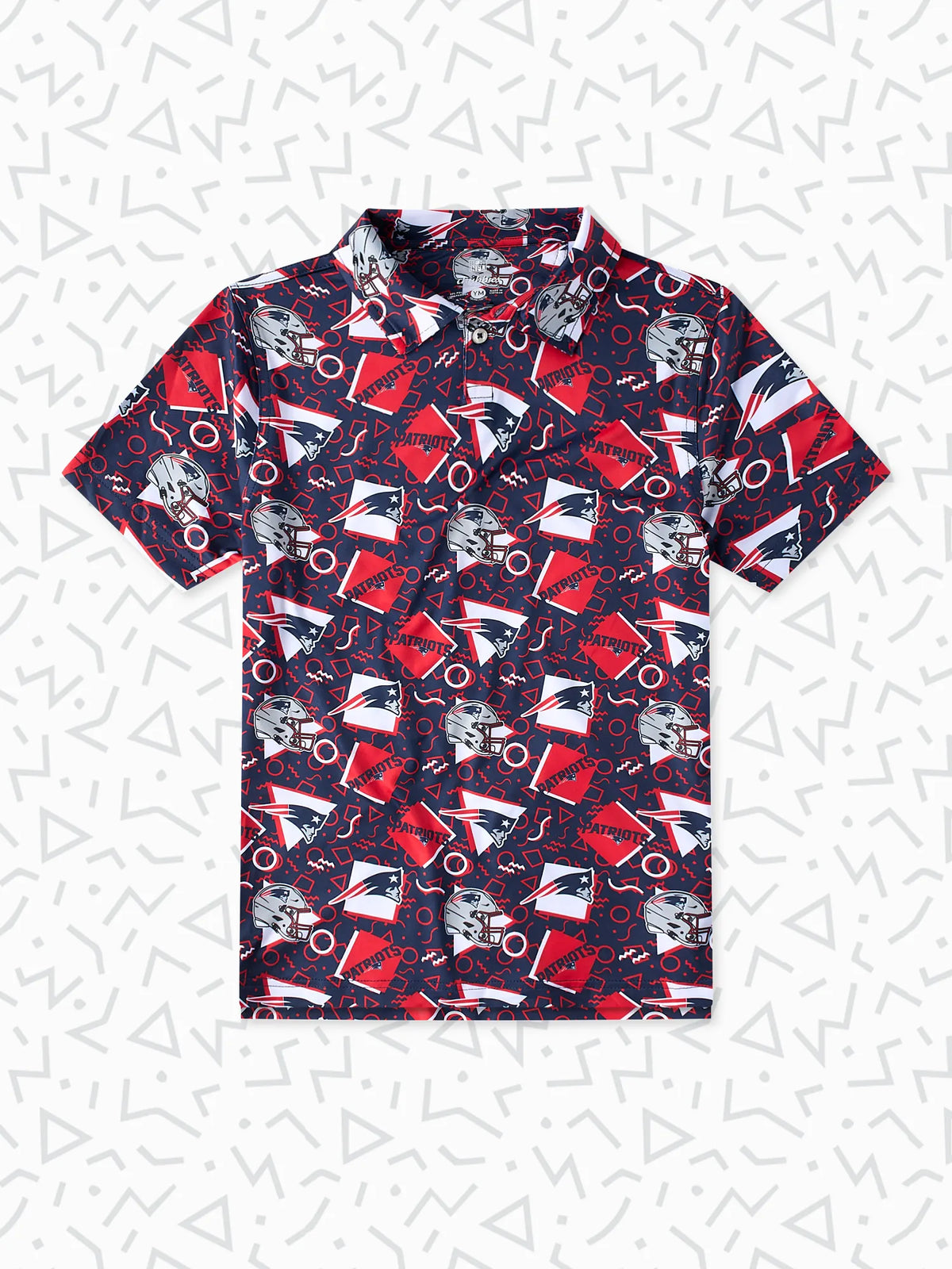 The Patriots Game Day Fit (Boys Performance Polo)