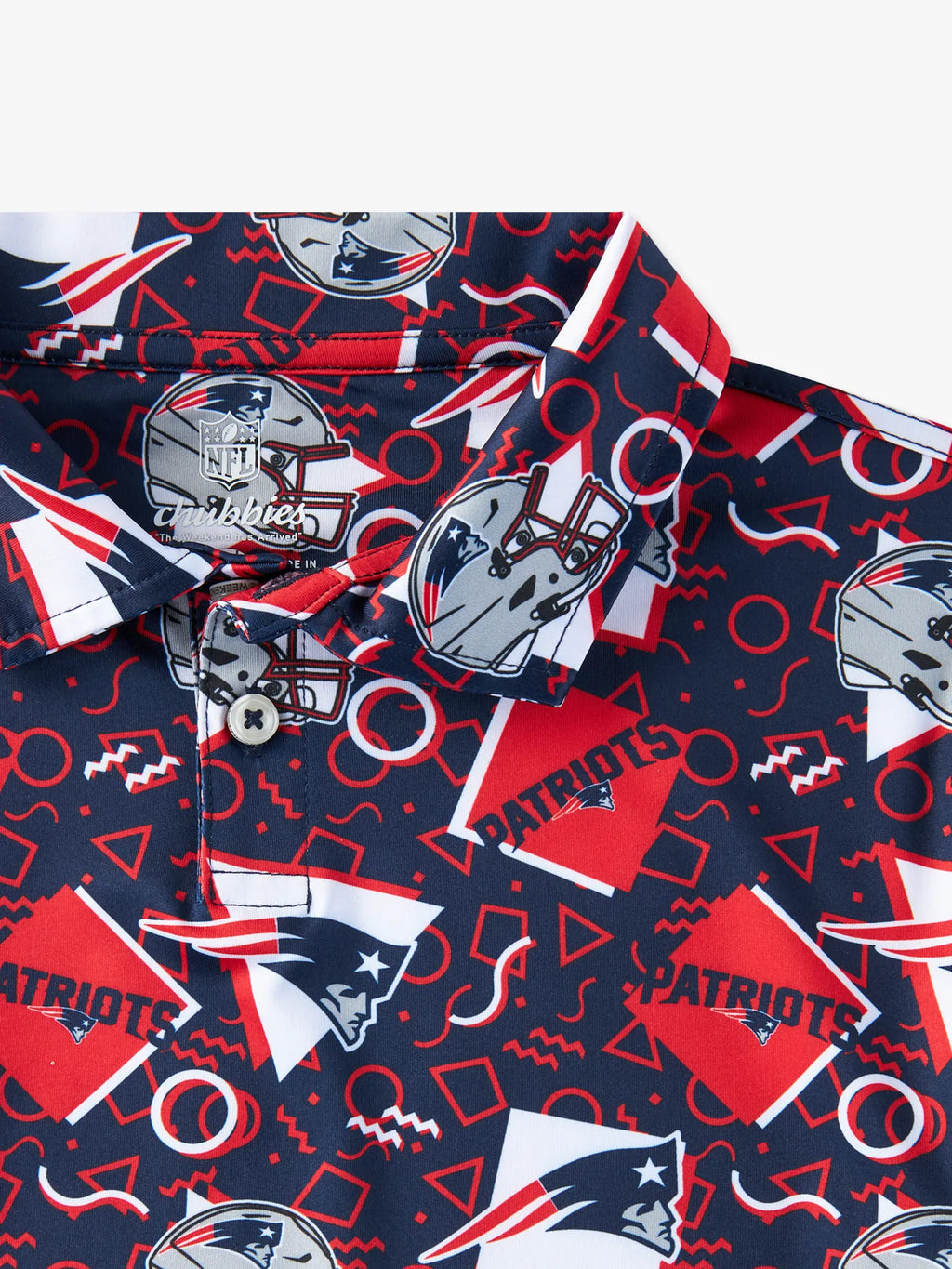 The Patriots Game Day Fit (Boys Performance Polo)