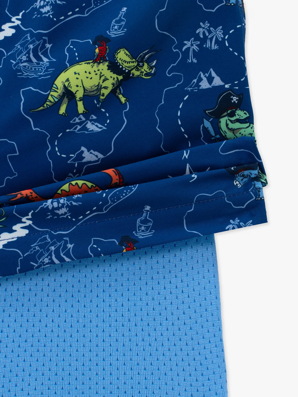 The Rex Marks The Spots (Boys Lined Swim Trunk)