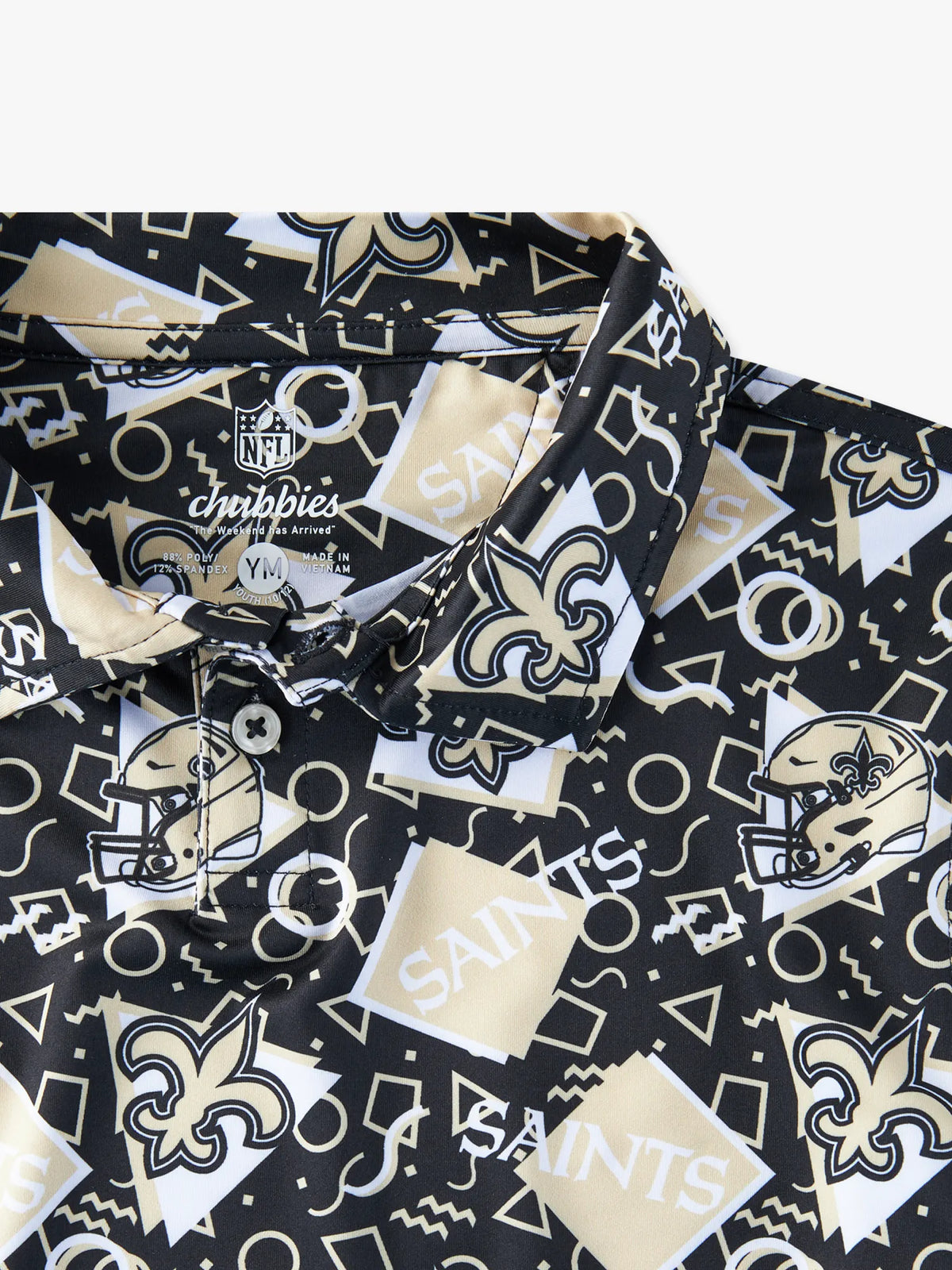 The Saints Game Day Fit (Boys Performance Polo)