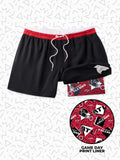 The Secret Falcons 5.5" (Classic Lined Swim Trunks)