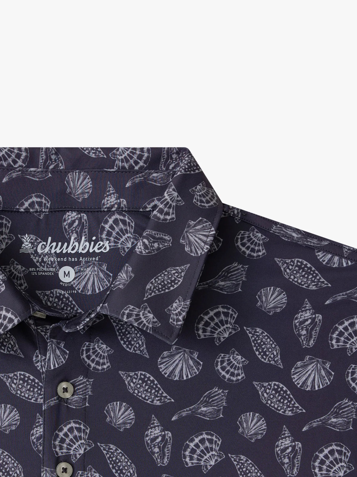The Shell Yeah (Performance Polo)- Black