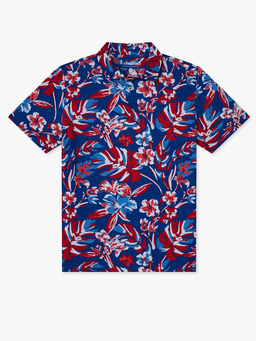 The Star Spangled Blooms (Boys Performance Polo)