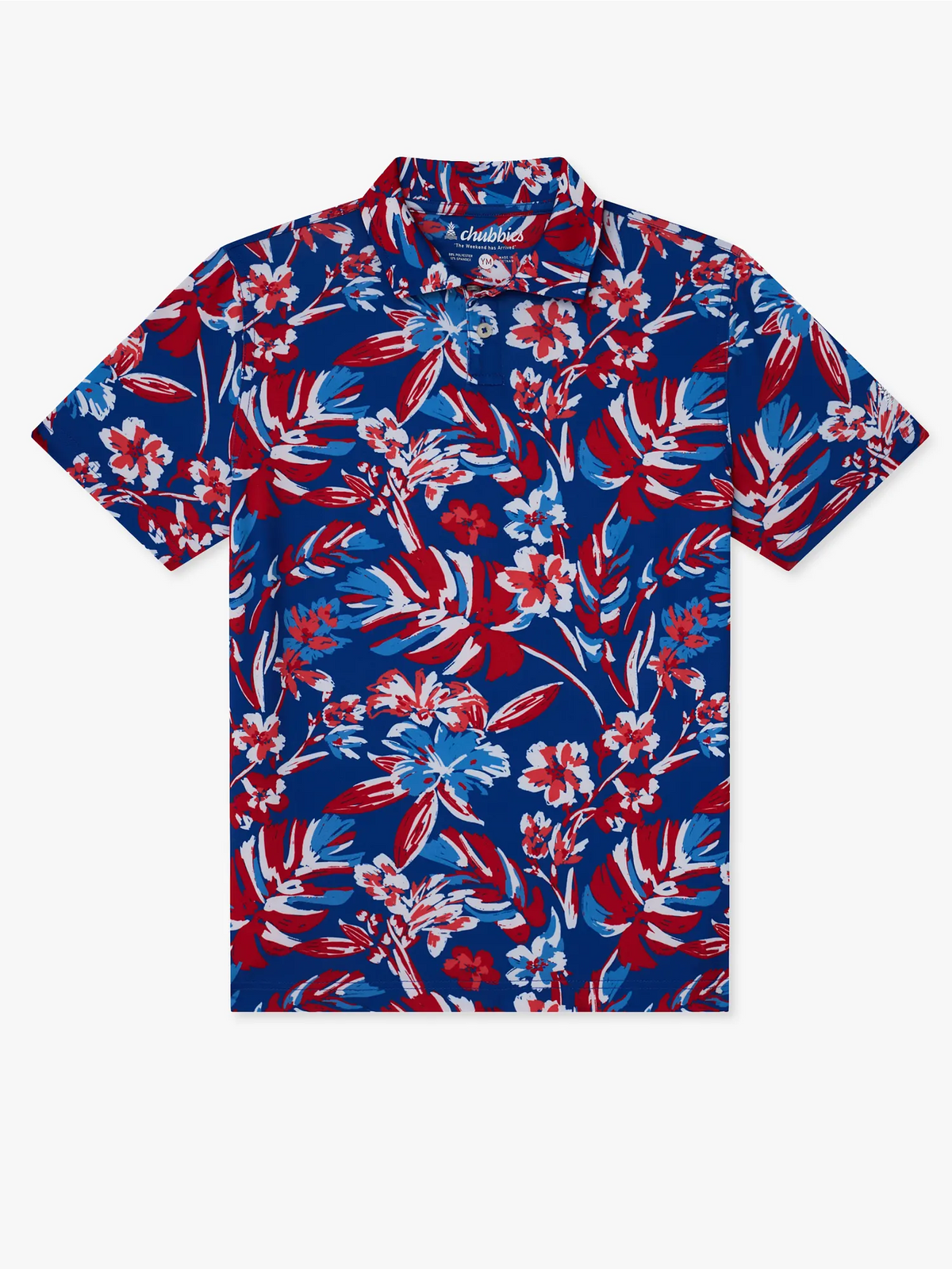 The Star Spangled Blooms (Boys Performance Polo)