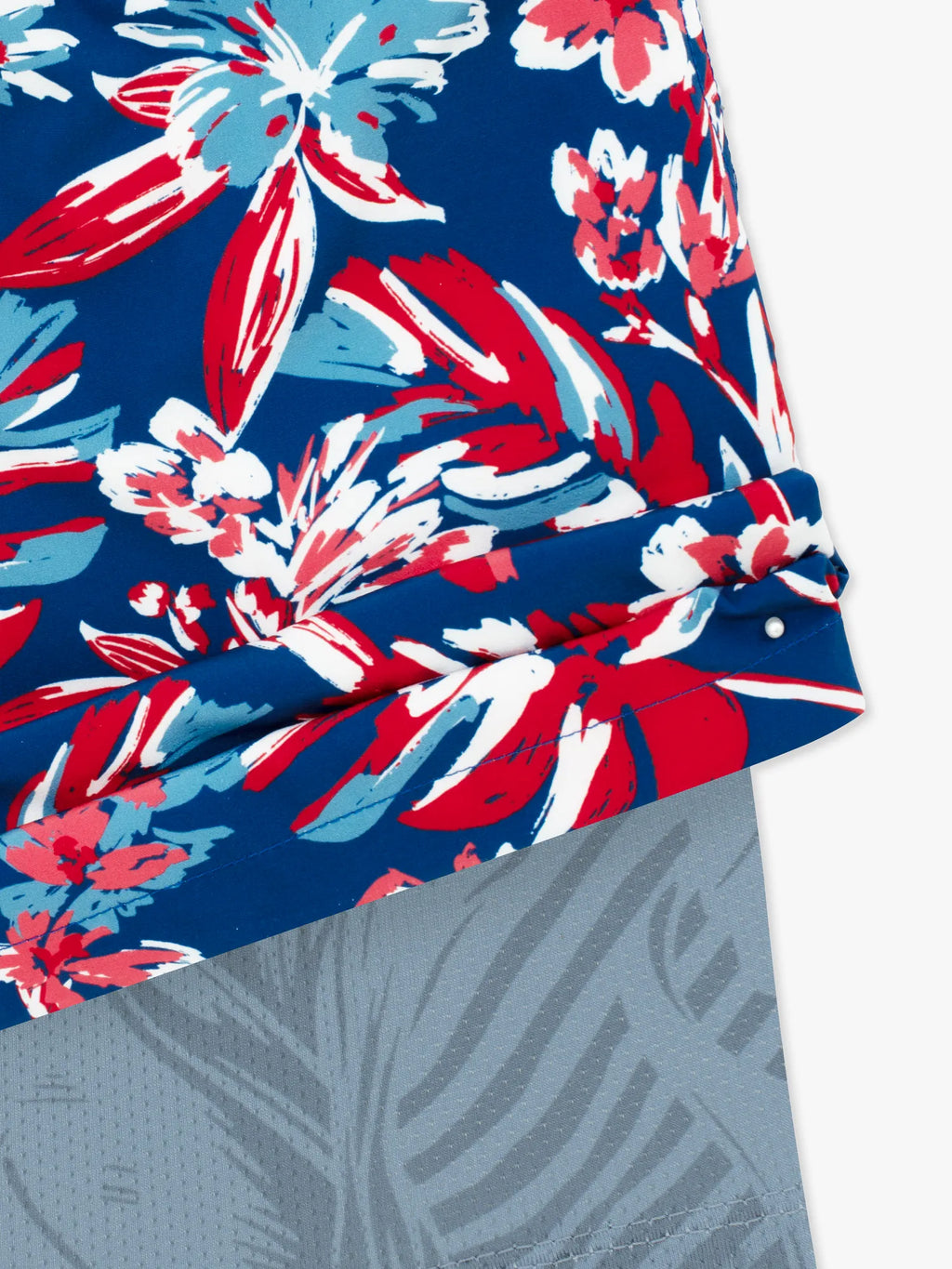 The Star Spangled Blooms (Boys Lined Swim Trunk)
