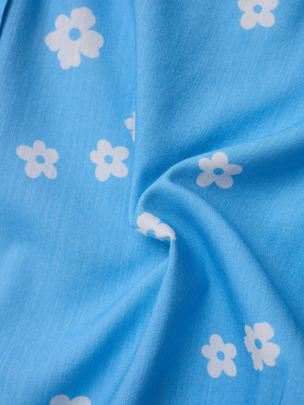 The Sun-Dried Blossom (Resort Weave Friday Shirt)- Blue