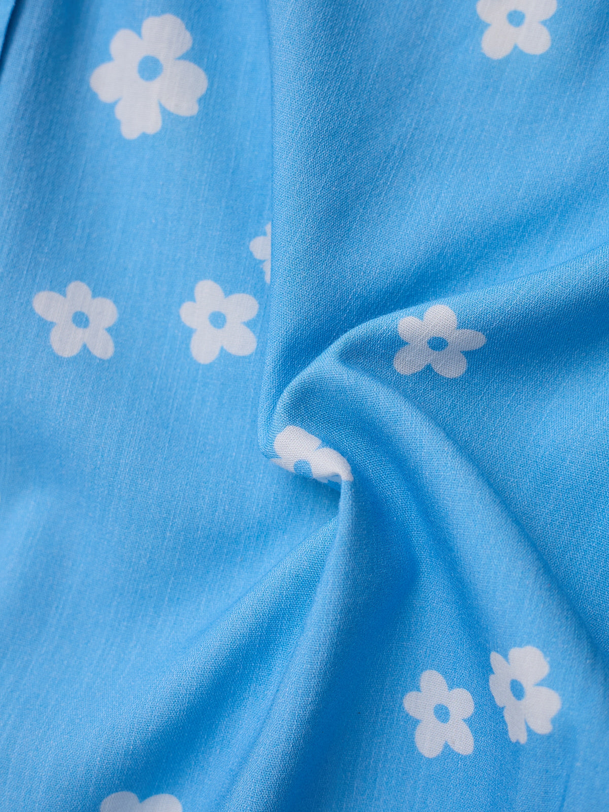 The Sun-Dried Blossom (Resort Weave Friday Shirt)- Blue
