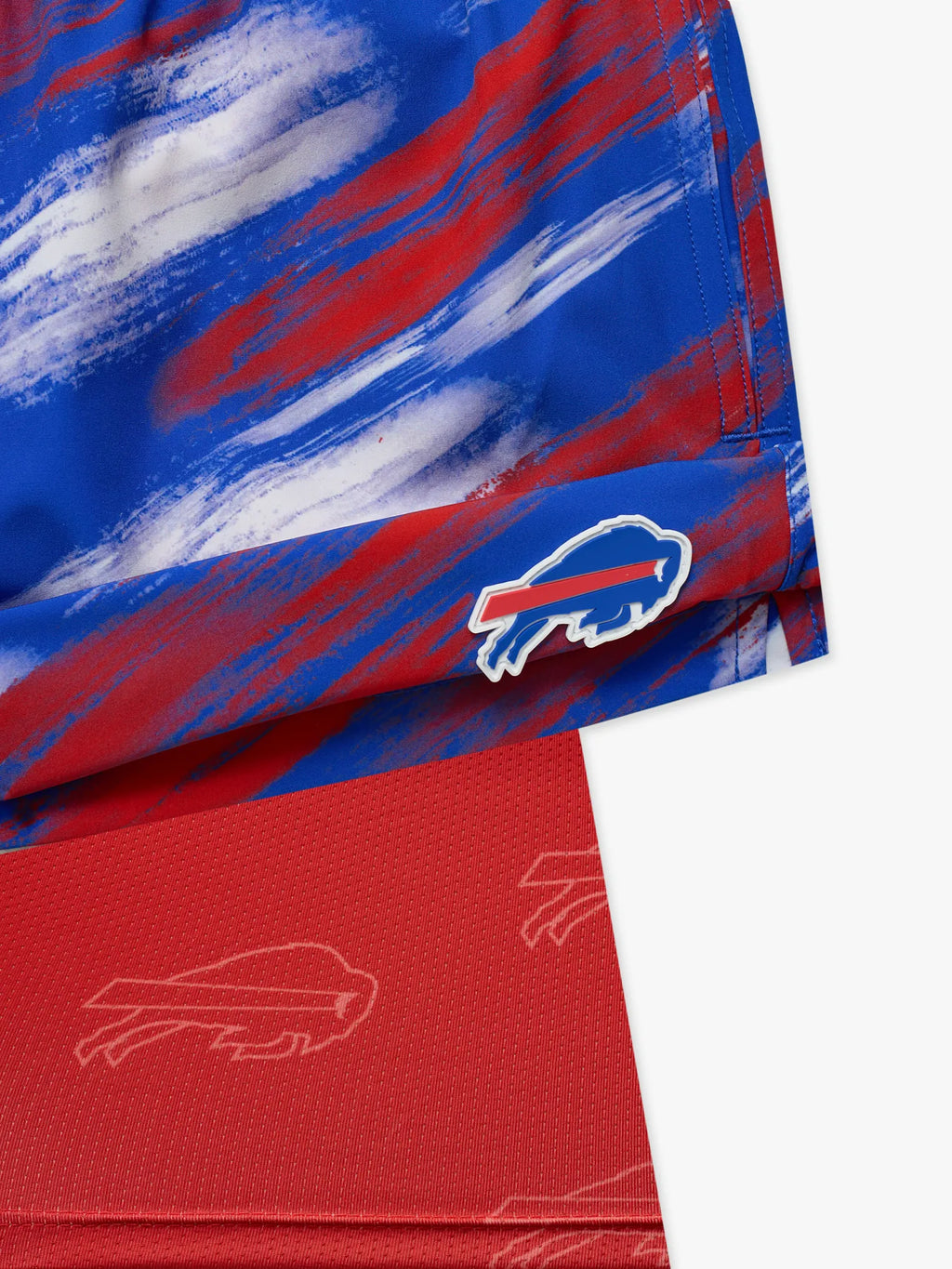 The Color Blitz Bills (Boys Lined Swim Trunk)