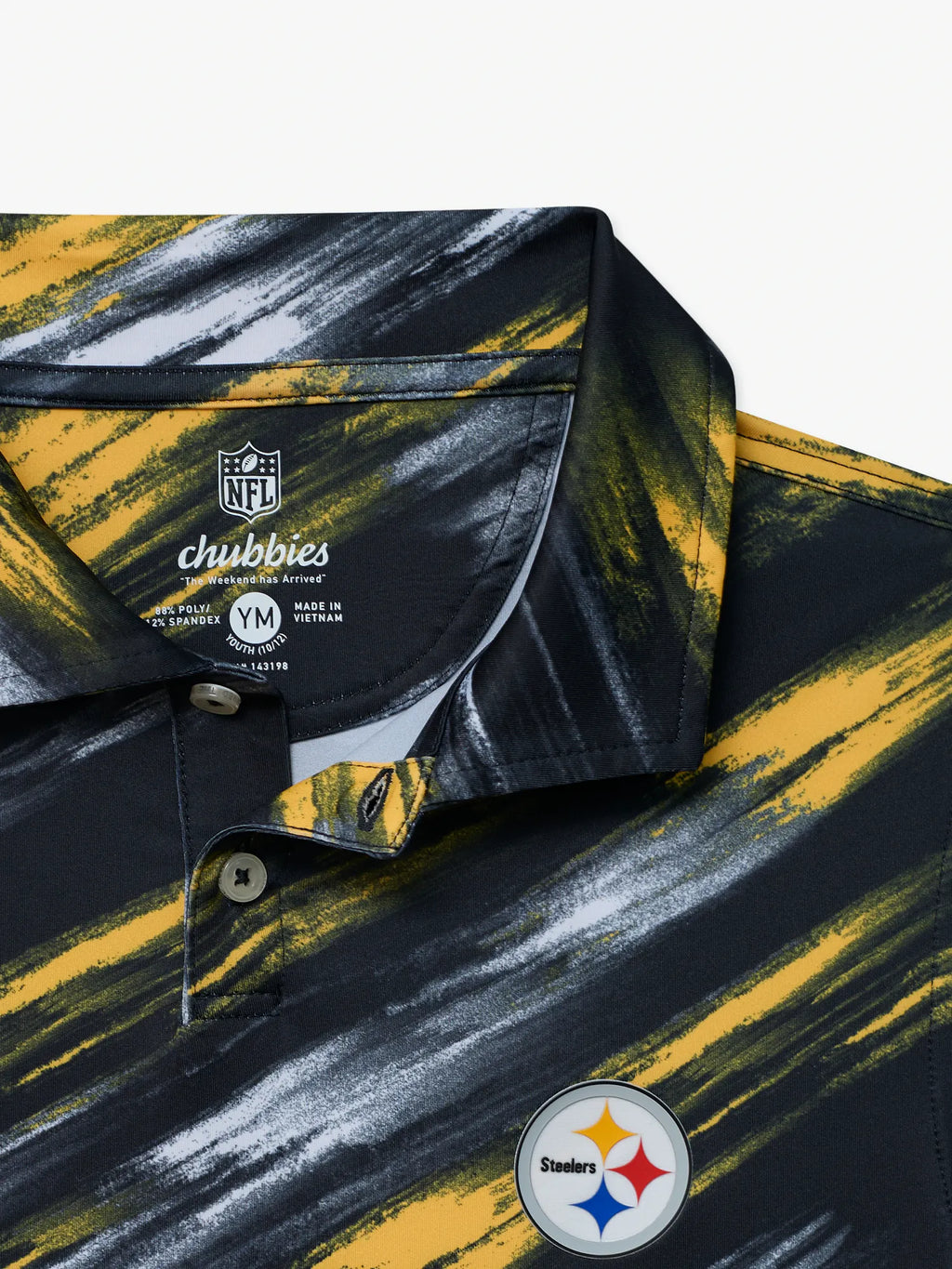 The Color Blitz Steelers (Boys Polo)