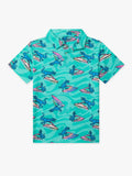 The Fossil Fuel (Boys Performance Polo)- Green