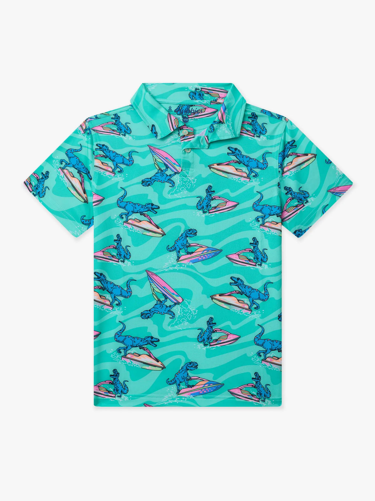 The Fossil Fuel (Boys Performance Polo)- Green