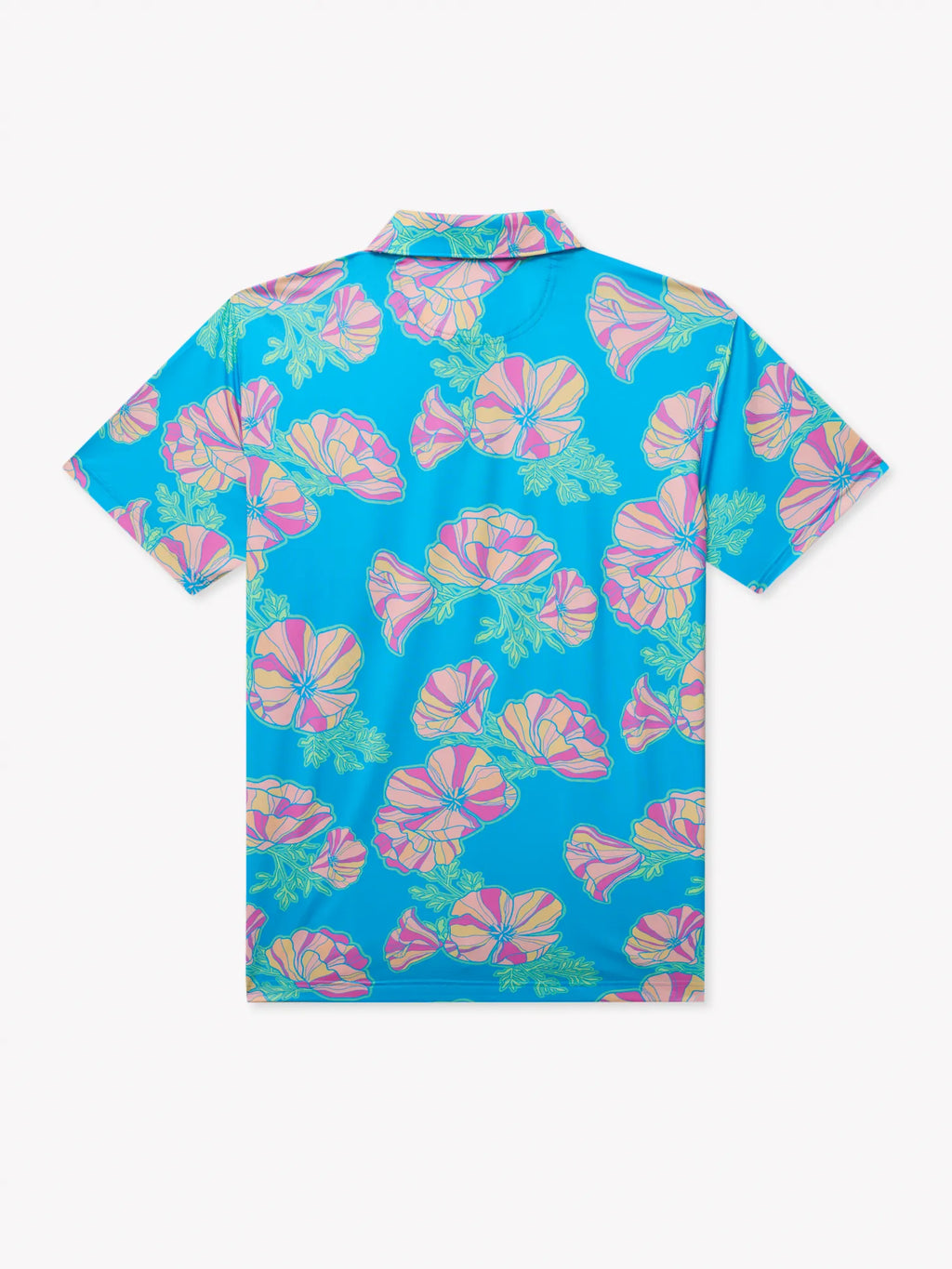 The Great Grand Poppy (Performance Polo)- Blue
