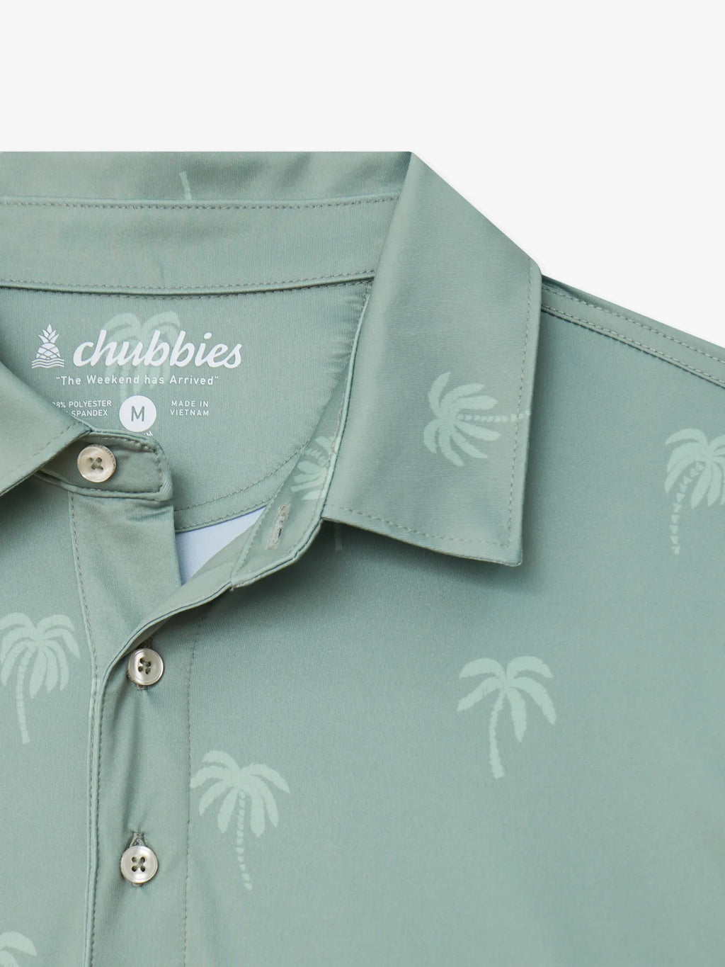 The Midnight Palm (Performance Polo)- Olive