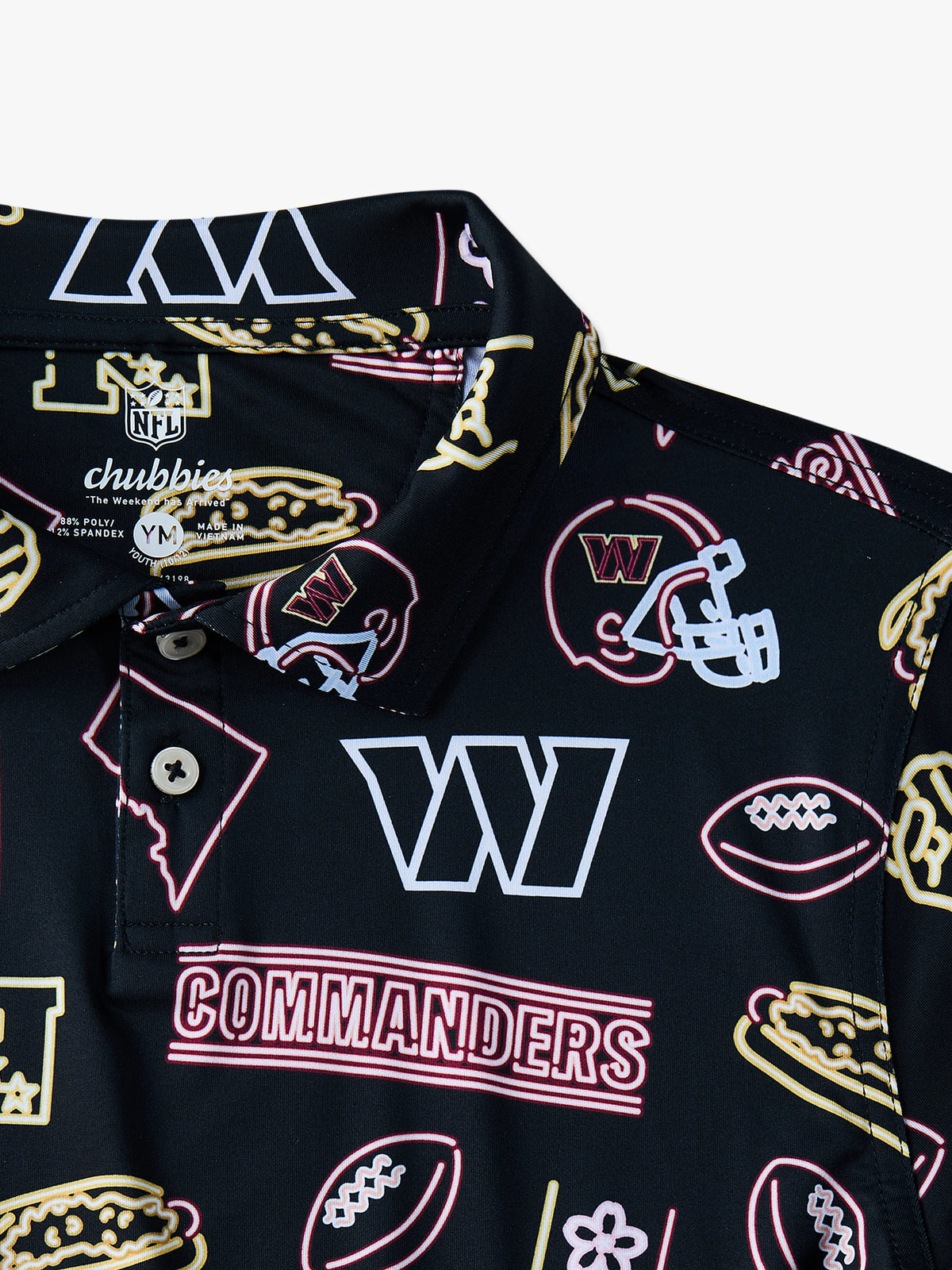 The Neon Commanders (NFL Boys Performance Polo)