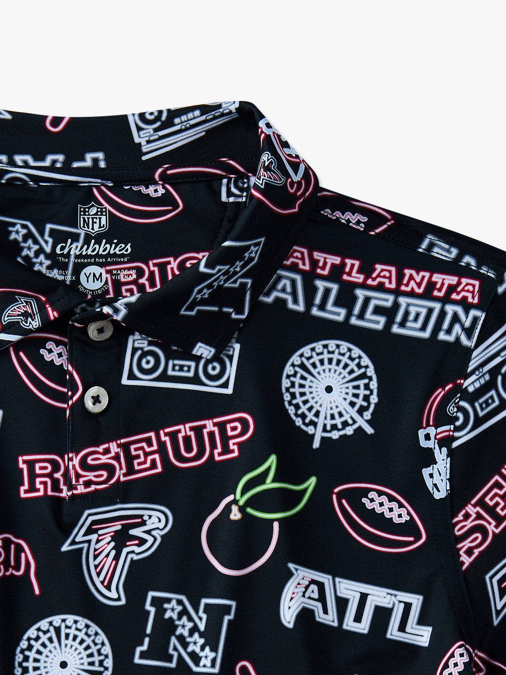 The Neon Falcons (NFL Boys Performance Polo)