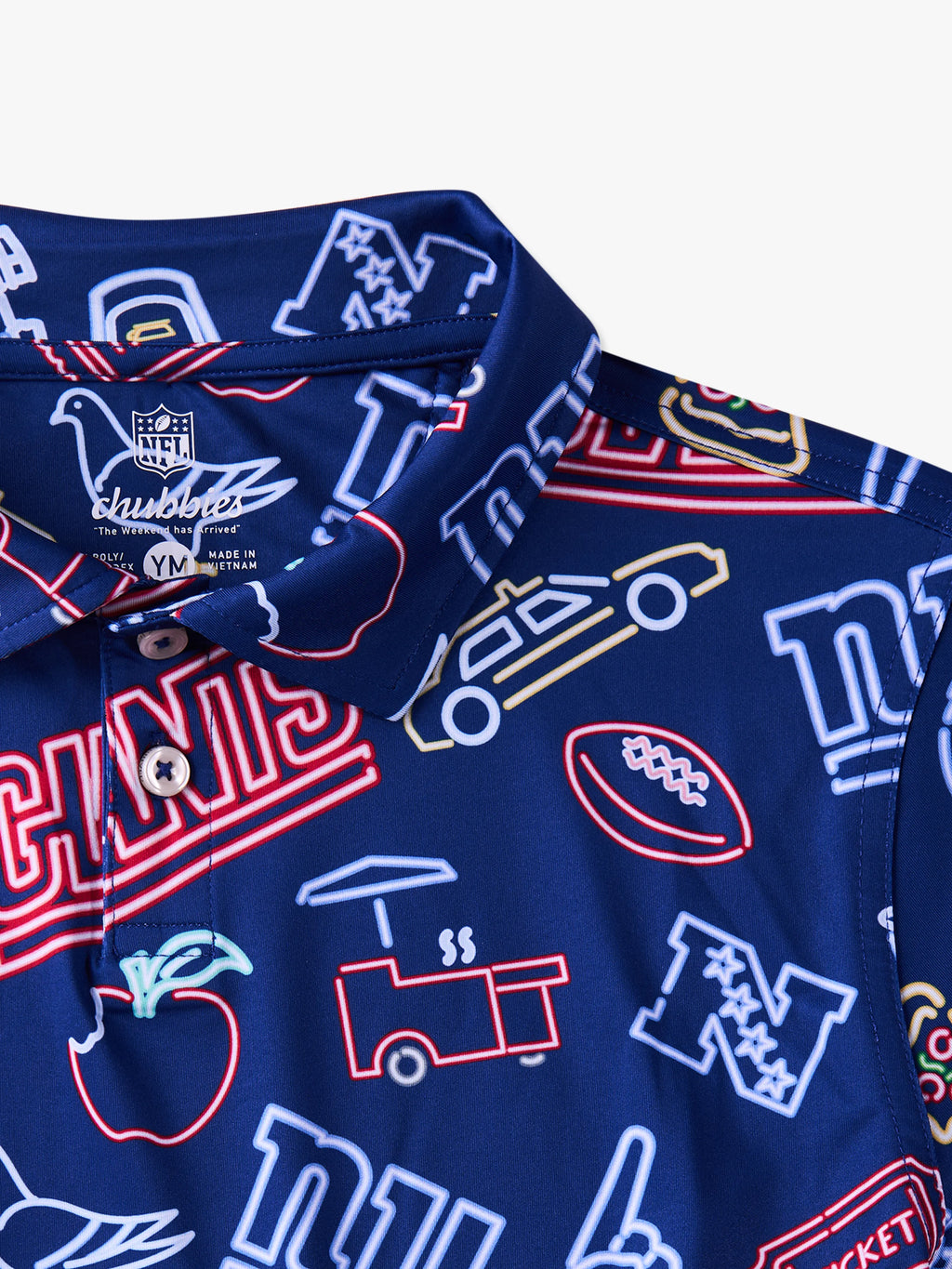 The Neon Giants (NFL Boys Performance Polo)