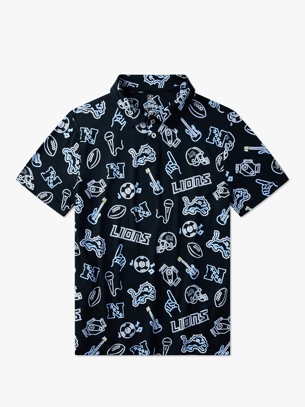 The Neon Lions (NFL Boys Performance Polo)