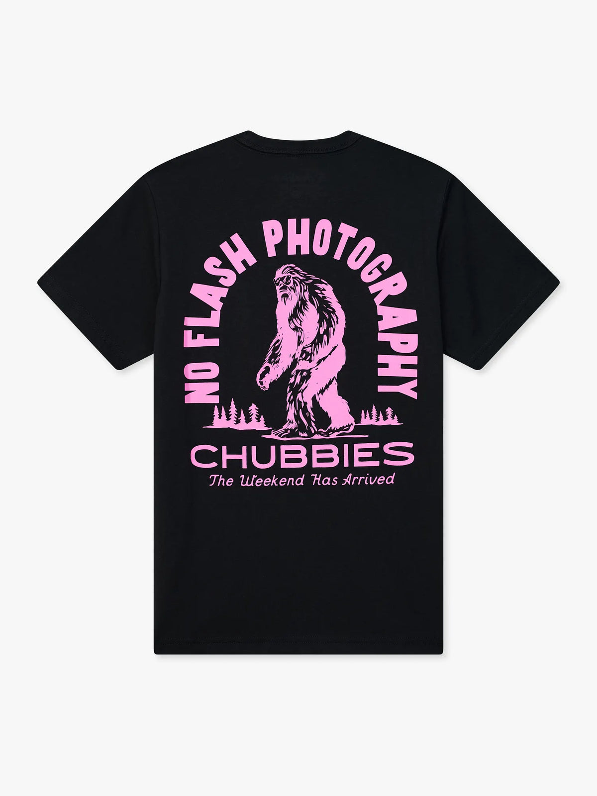 The Squatch Sighting (Boys Non Pocket Graphic T-Shirt)- Black
