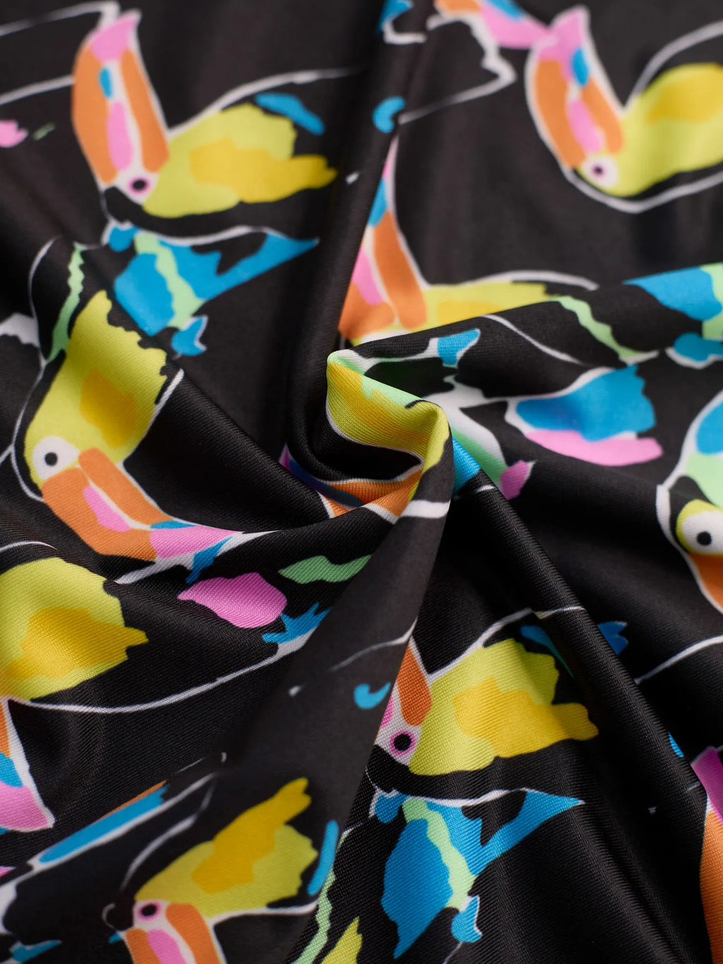 The Toucan Play At That Game (Boys Performance Polo)- Black
