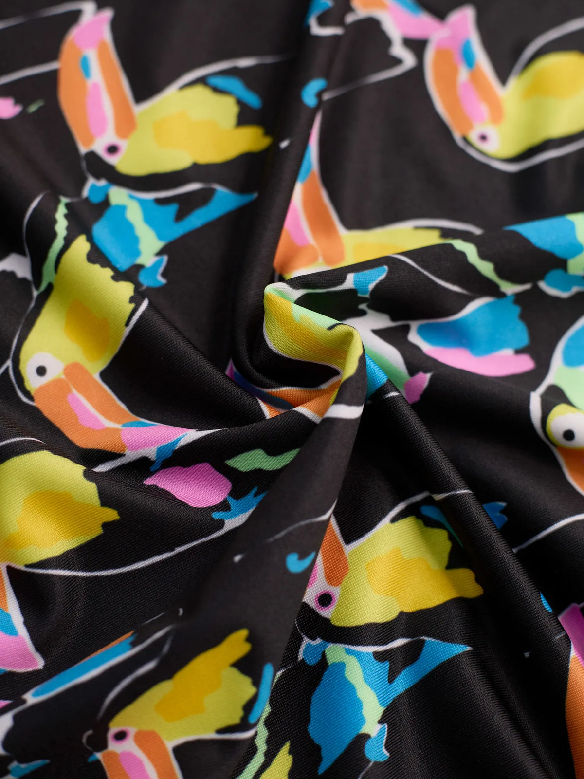 The Toucan Play At That Game (Boys Performance Polo)- Black