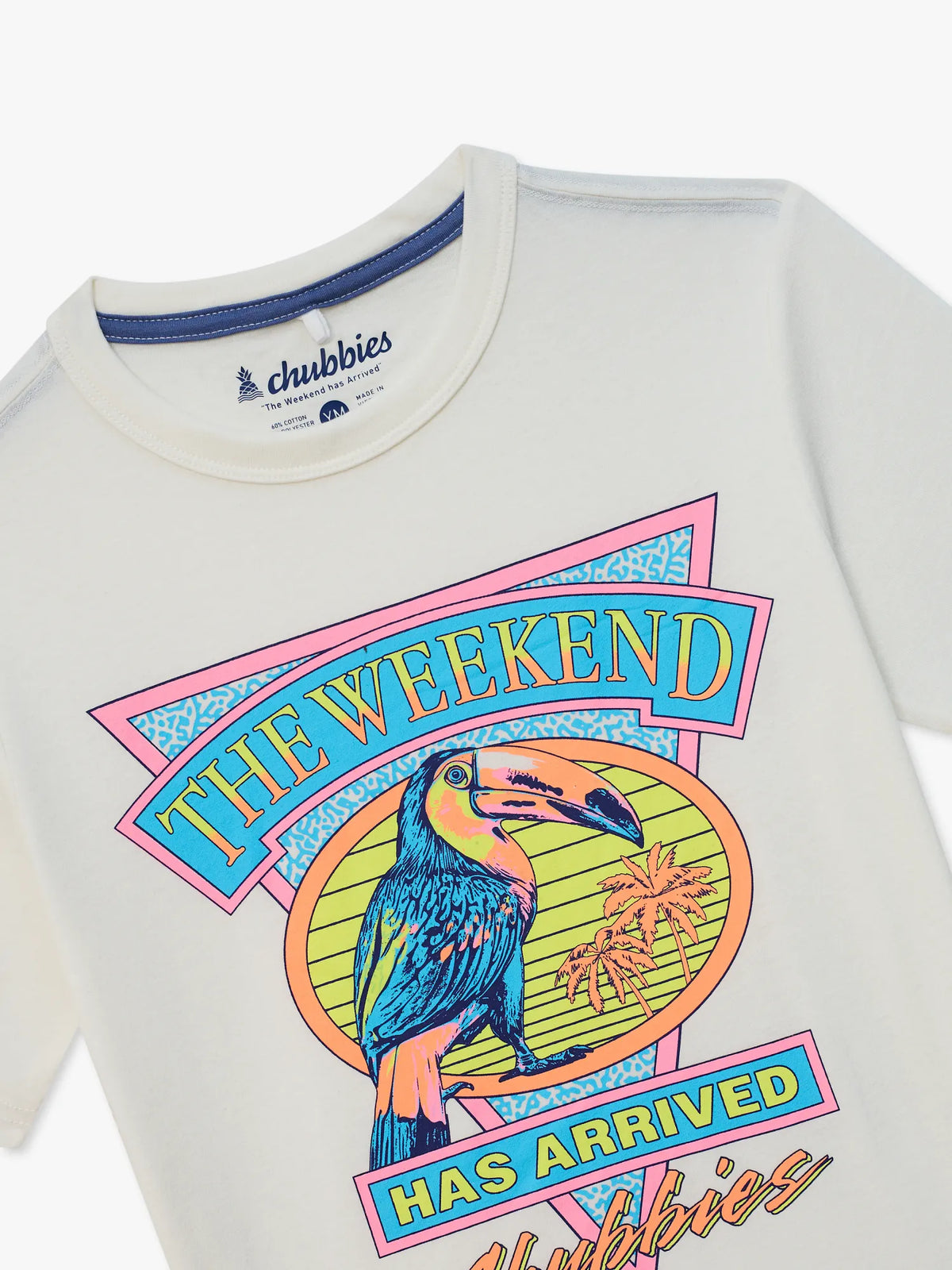 The Toucan Do It (Boys Non Pocket Graphic T-Shirt)-White