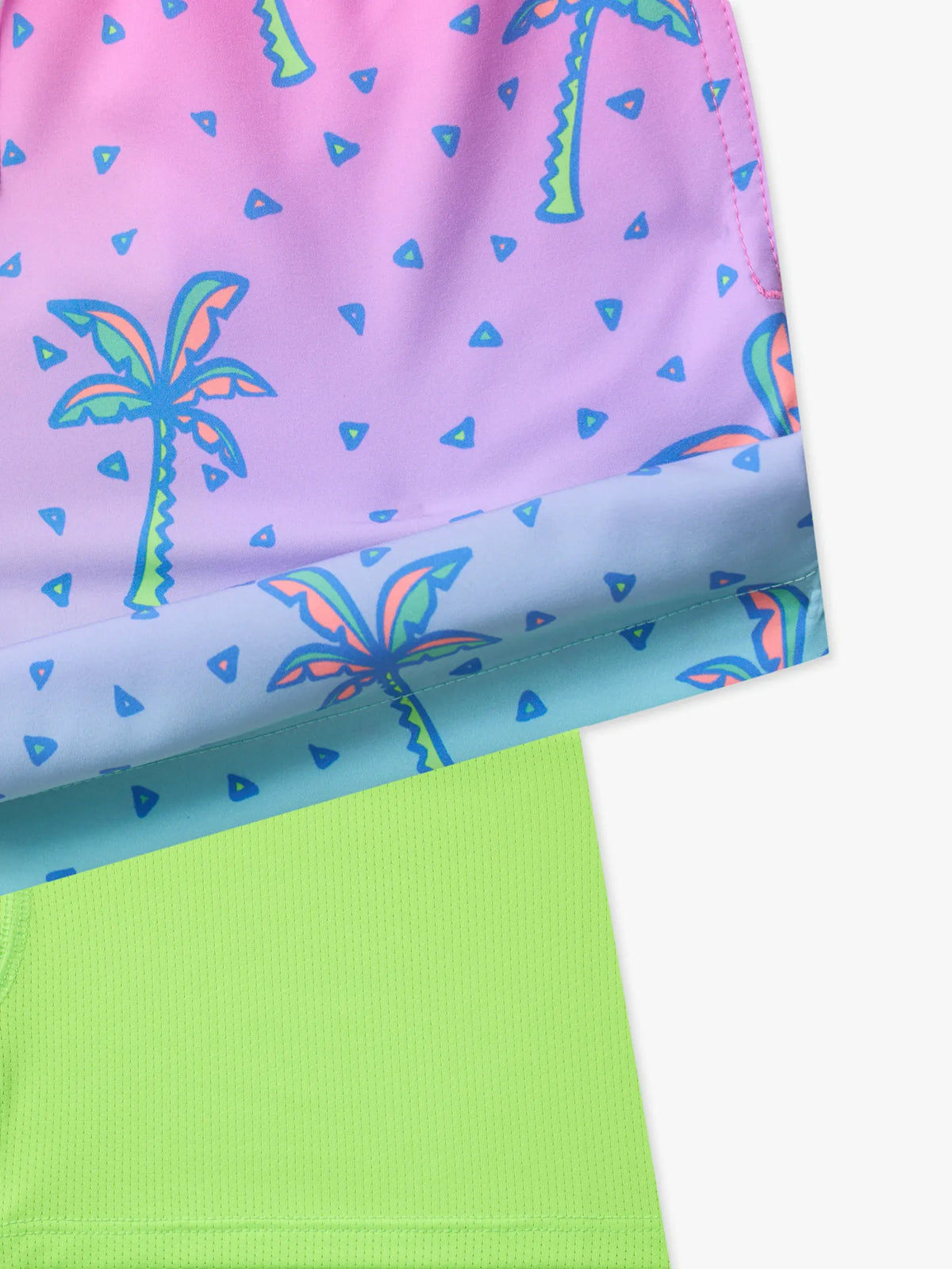 The Tropic Pops (Boys Lined Swim Trunk)