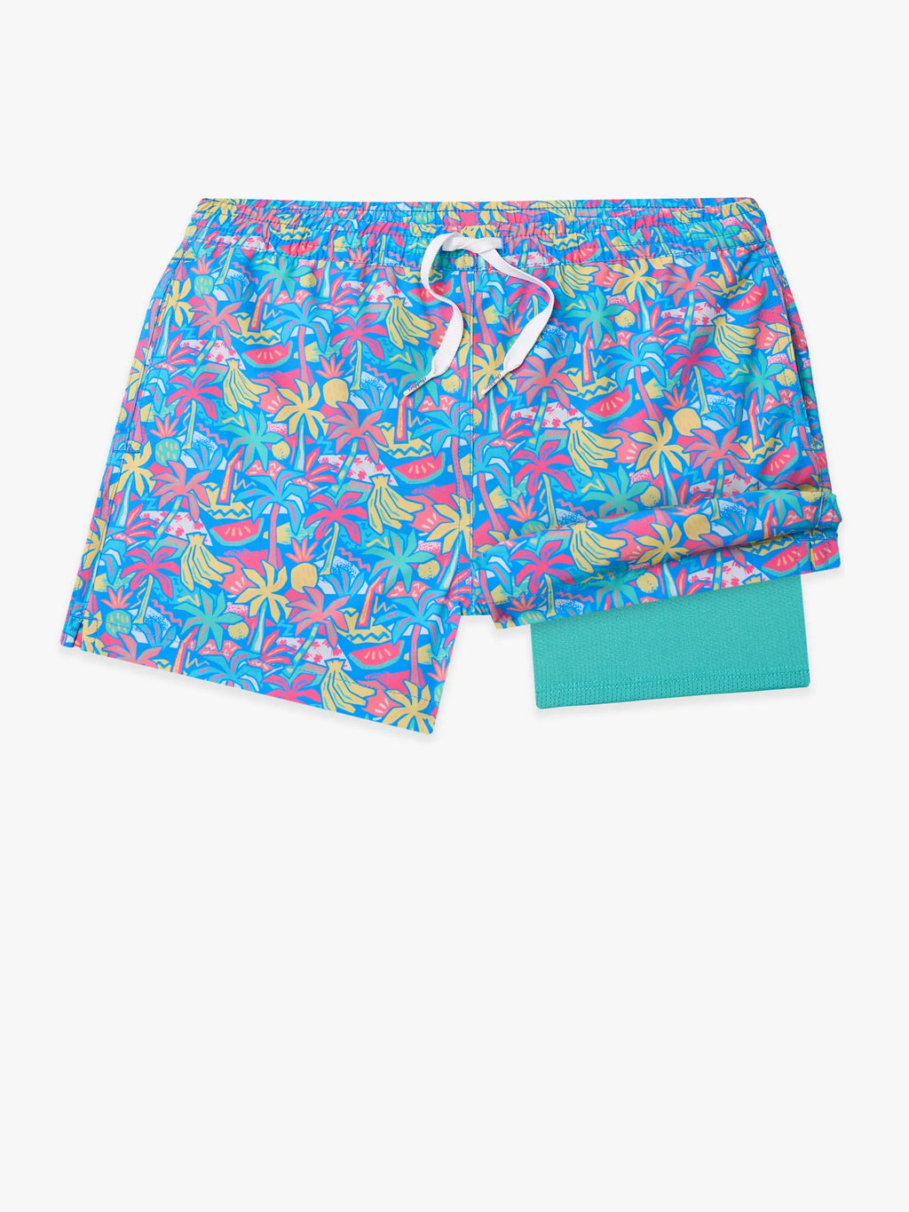 The Tropical Bunches (Boys Lined Swim Trunk)