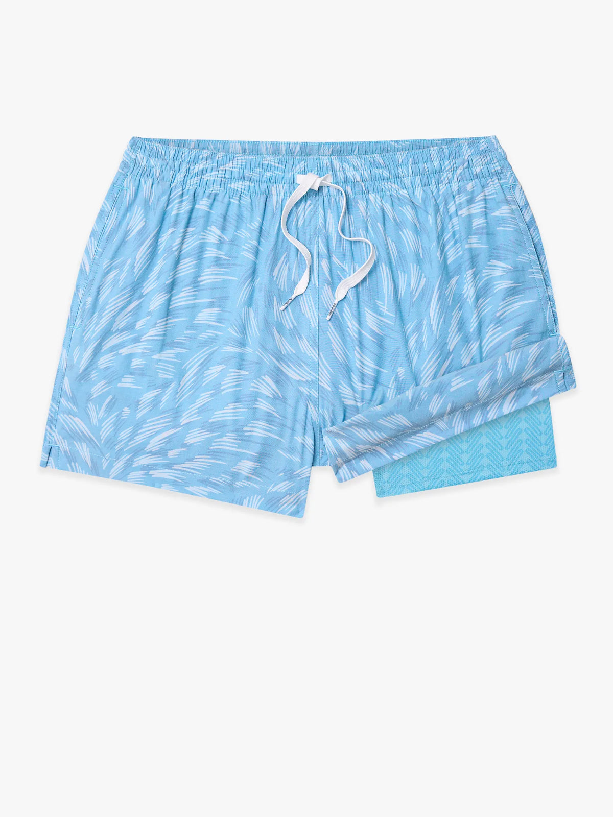 The Turqoiuse Tides 4" (Classic Lined Swim Trunk)