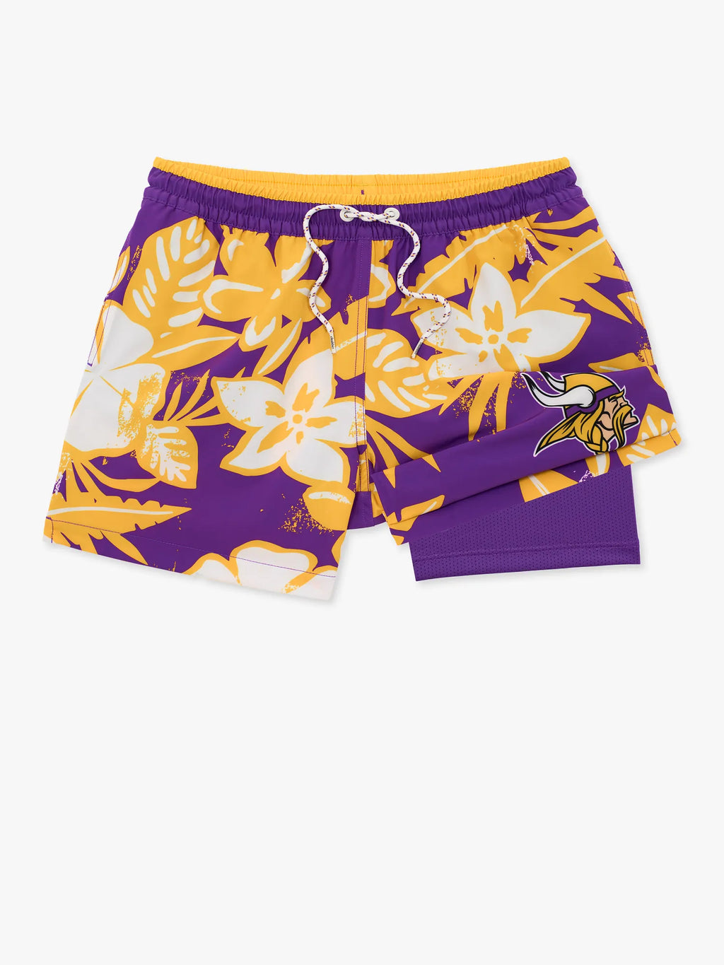 The Vikings Deep End Zones 5.5" (Classic Lined Swim Trunk)