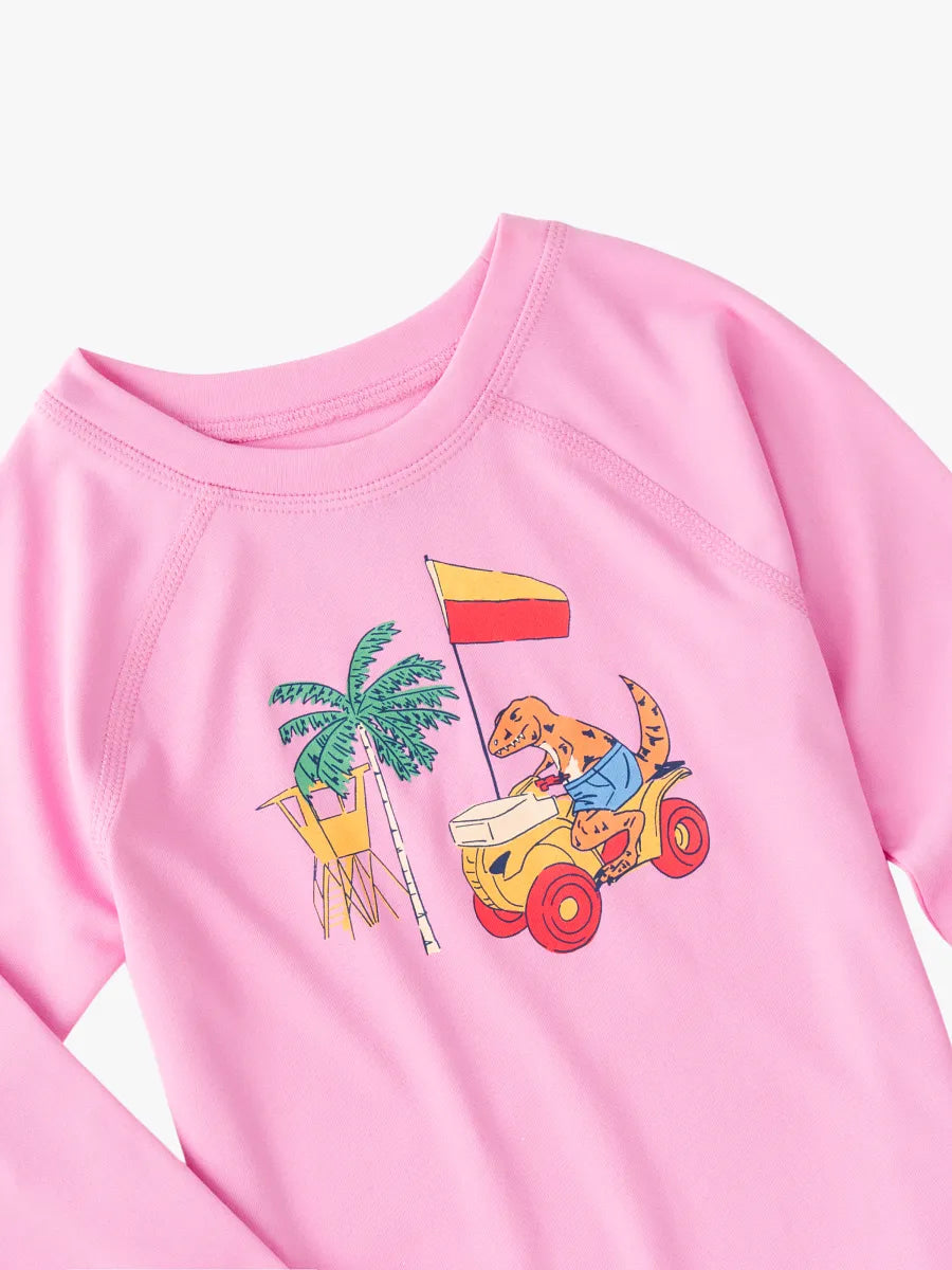 The Dino Racers (Toddler Rashguard)