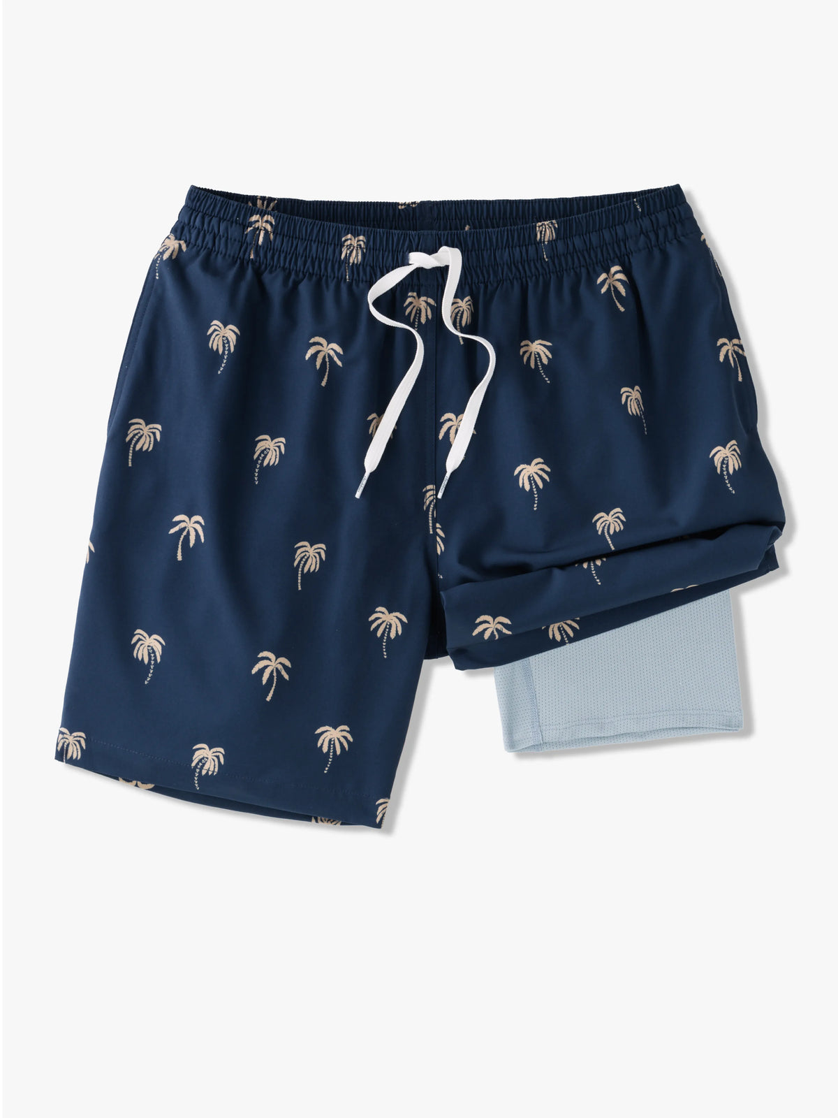 The Midnight Palms 7" (Classic Lined Swim Trunk)