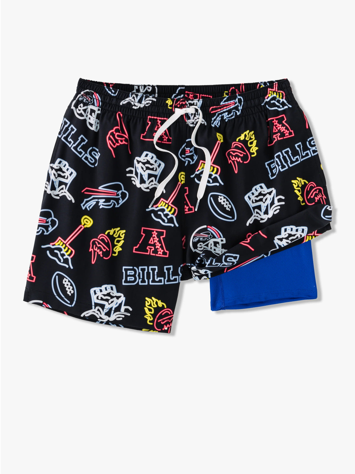 The Neon Bills 5.5" (NFL Classic Lined Swim Trunks)