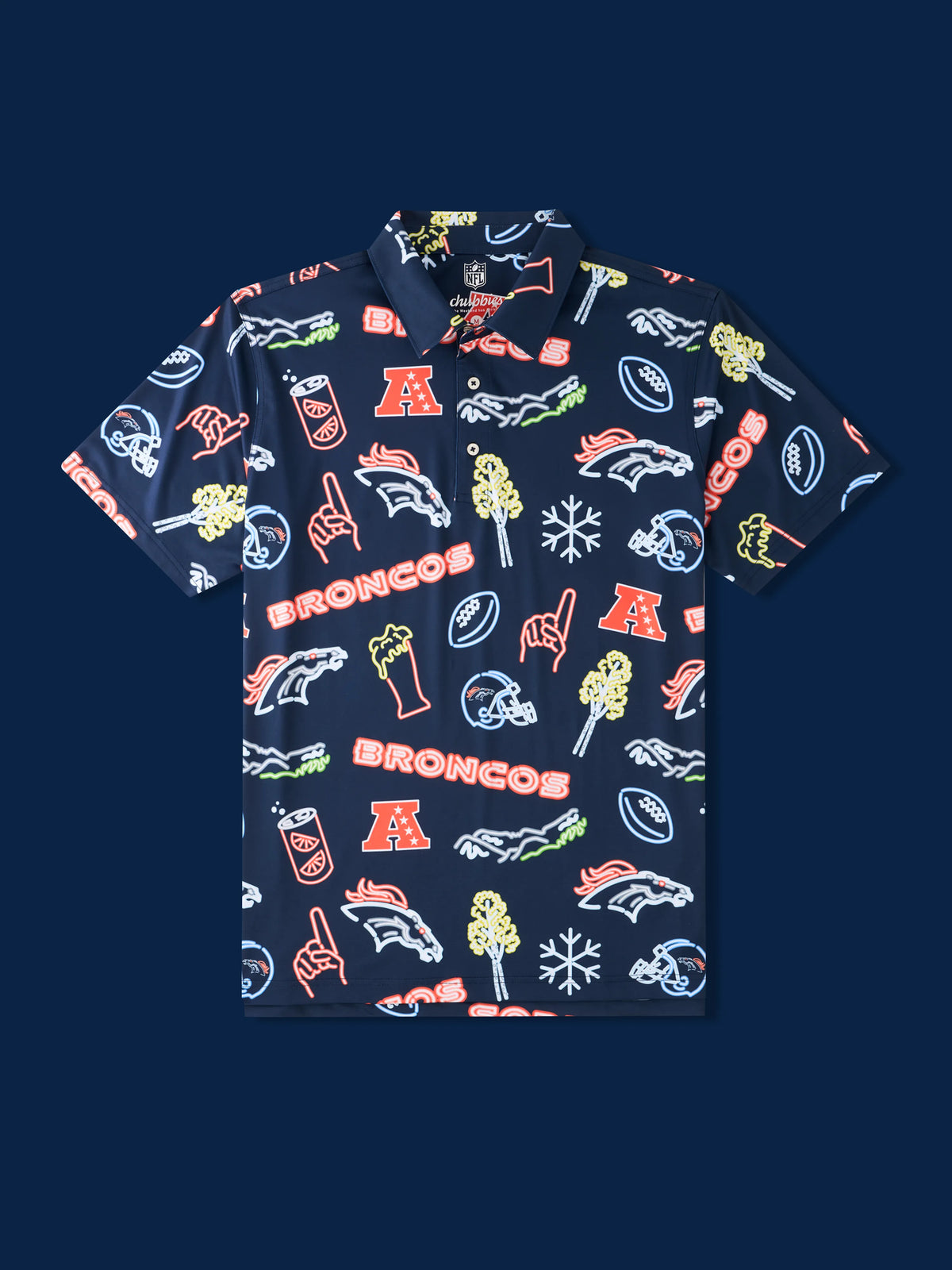 The Neon Broncos (NFL Performance Polo)