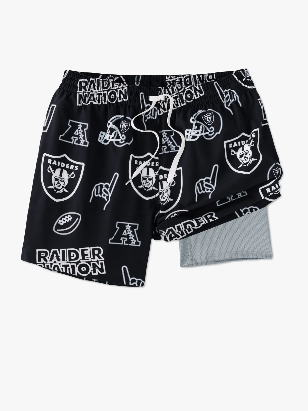 The Neon Raiders 5.5" (NFL Classic Lined Swim Trunks)