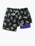 The Neon Rams 5.5" (NFL Classic Lined Swim Trunks)