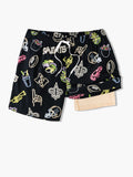 The Neon Saints 5.5" (NFL Classic Lined Swim Trunks)