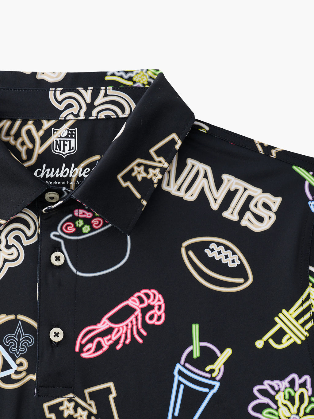 The Neon Saints (NFL Performance Polo)